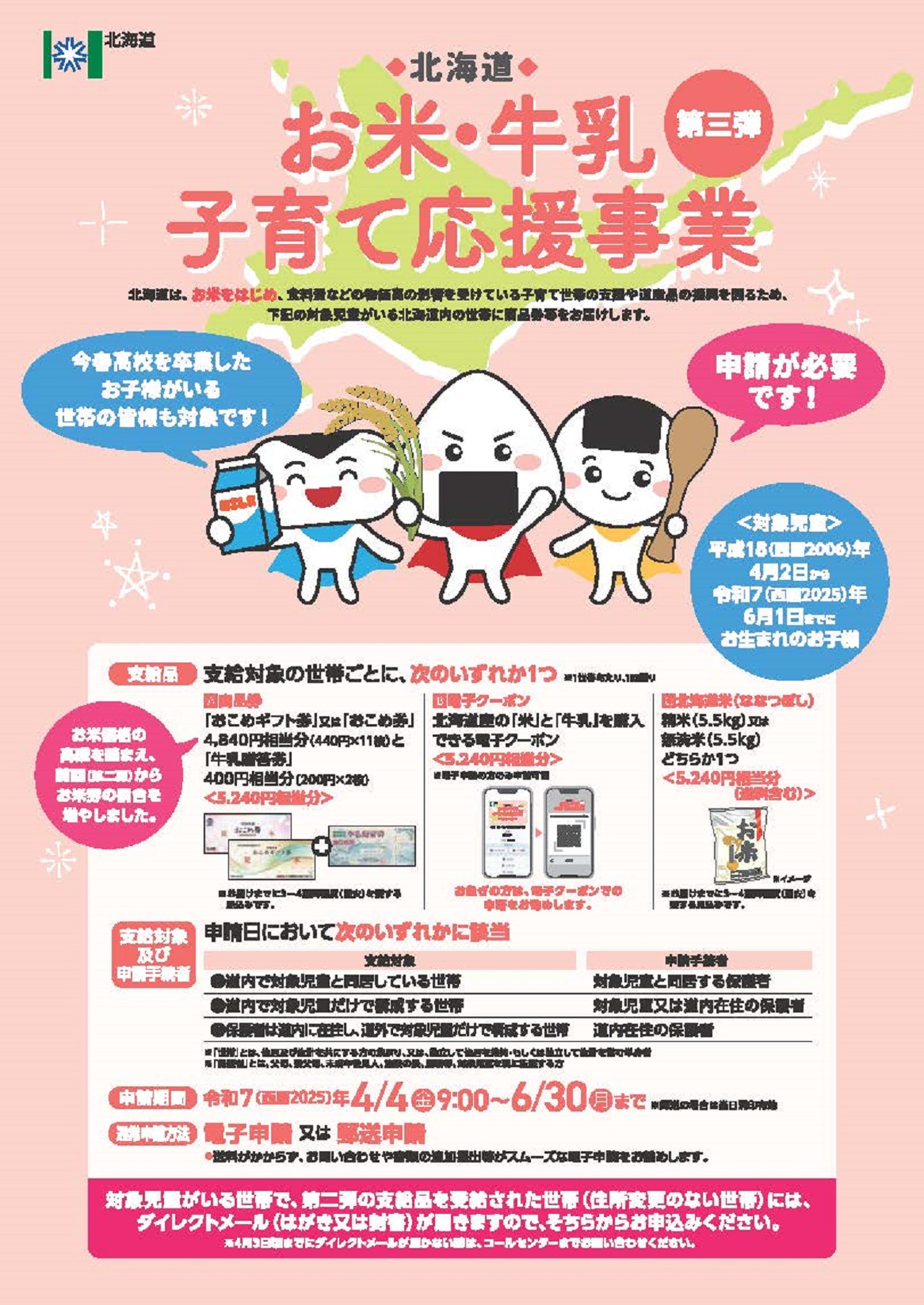 お米・牛乳応援事業